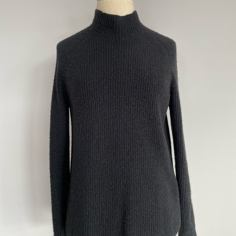 Halogen Black Mock Neck Sweater